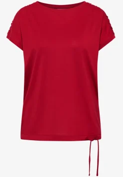 T-shirt à manches courtes avec fronces