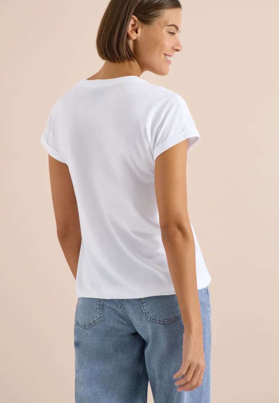 T-shirt à manches courtes en forme de tunique