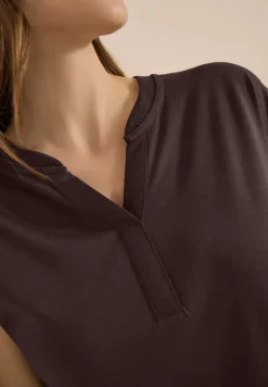 T-shirt à manches courtes en forme de tunique