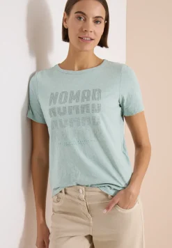 T-shirt à manches courtes en look dévoré