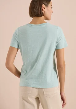 T-shirt à manches courtes en look dévoré