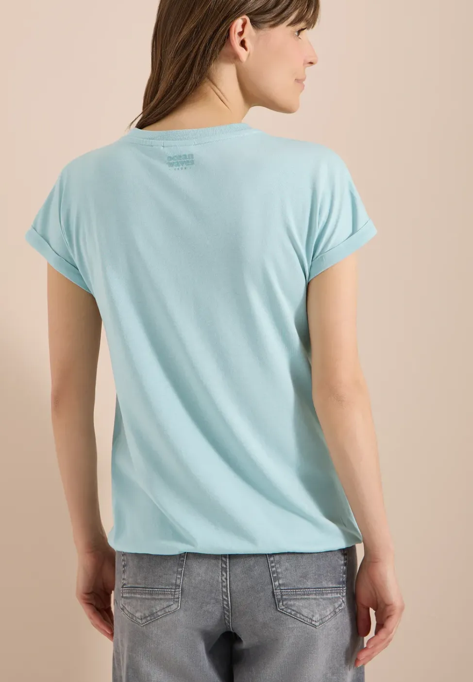 T-shirt à manches courtes en forme de tunique