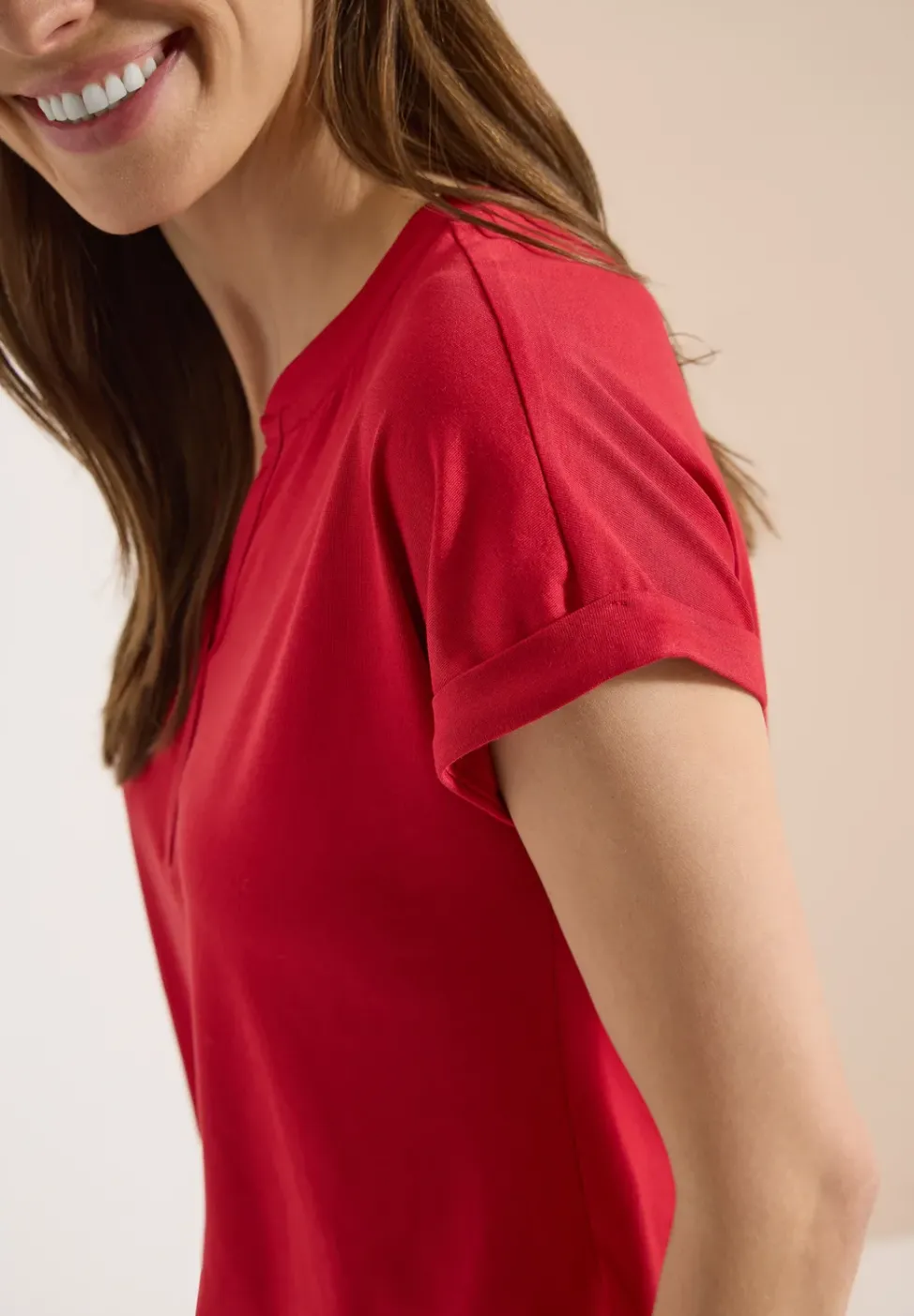 T-shirt à manches courtes en forme de tunique