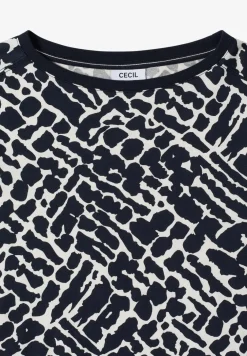 T-shirt à manches longues à motifs