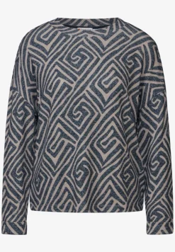 T-shirt à manches longues à motifs