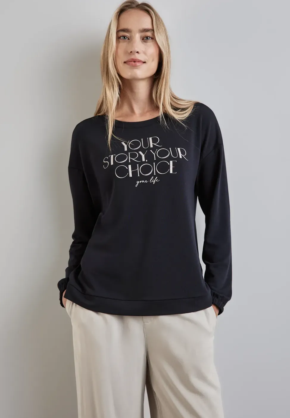 T-shirt à manches longues avec imprimé