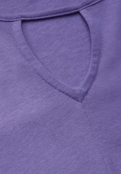 T-shirt à manches longues avec découpe