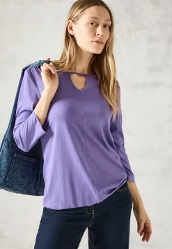 T-shirt à manches longues avec découpe