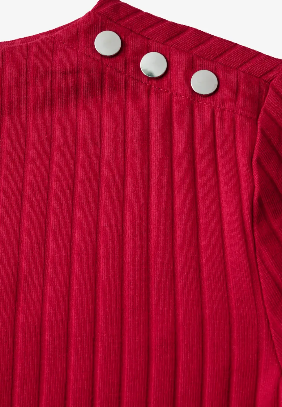 T-shirt à manches longues avec détail de boutons