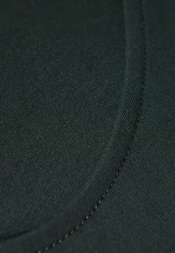 T-shirt à manches longues en couleur unie
