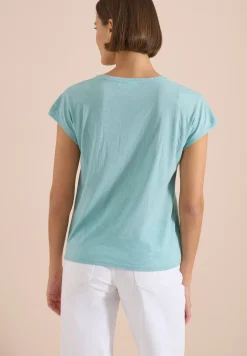 T-shirt à motif dévoré tonal