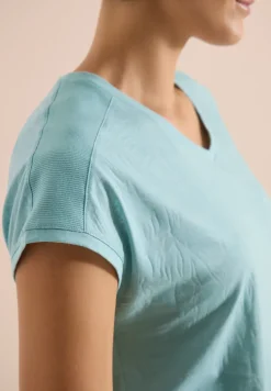 T-shirt à motif dévoré tonal