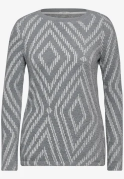 T-shirt à motifs en fil de plume