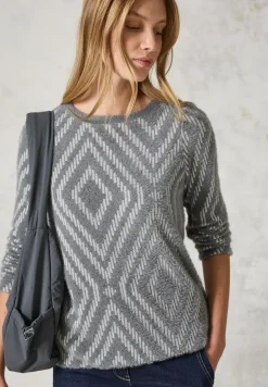 T-shirt à motifs en fil de plume