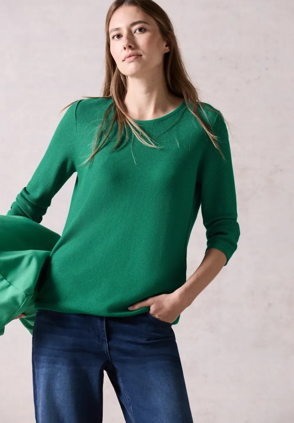 T-shirt à motifs structurés