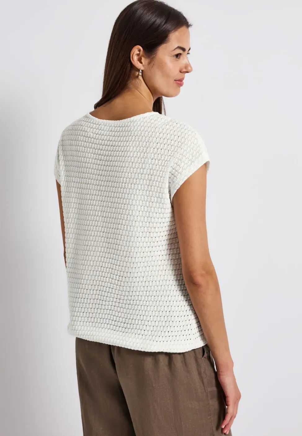 T-shirt à motifs structurés