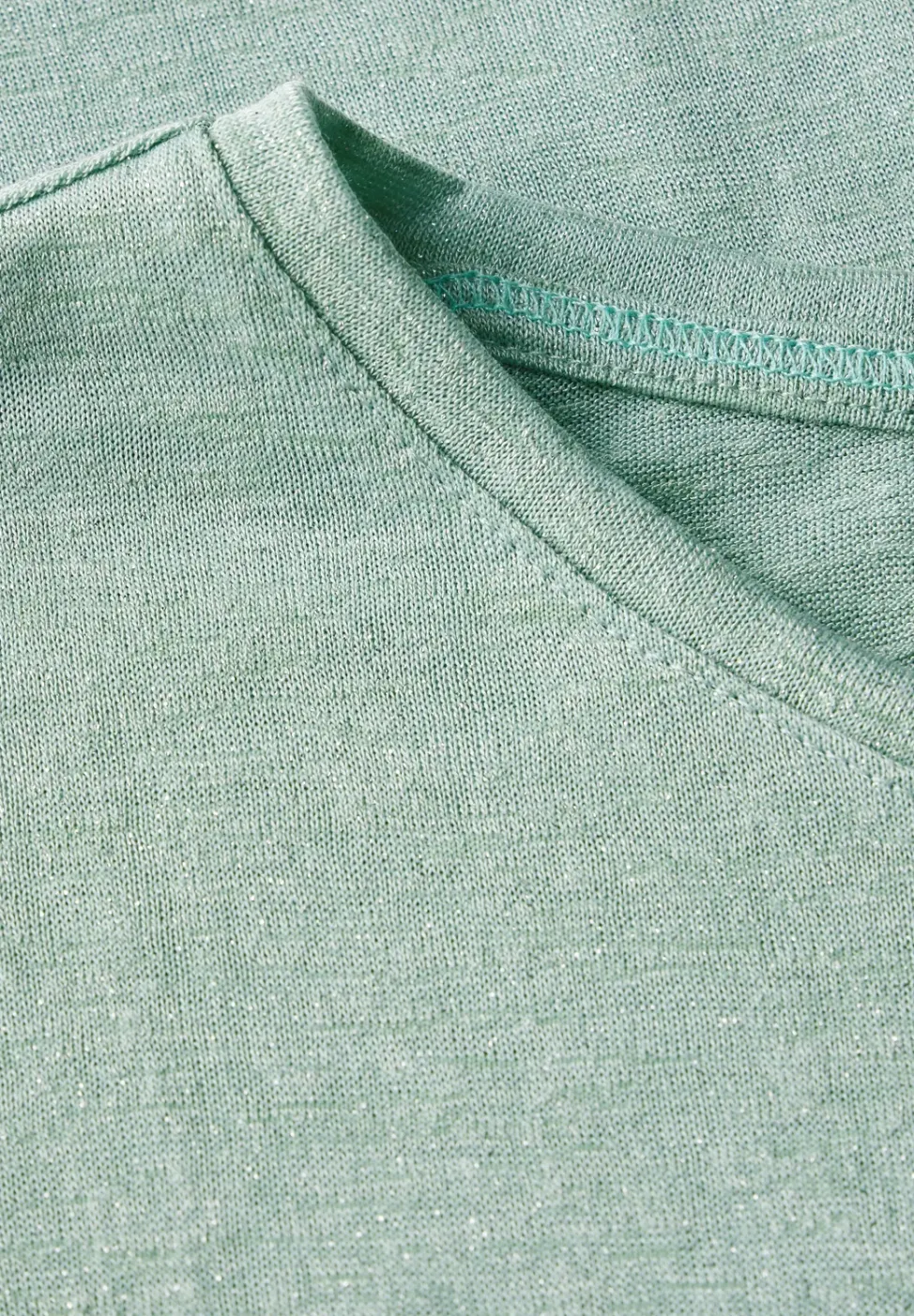 T-shirt à paillettes en lin