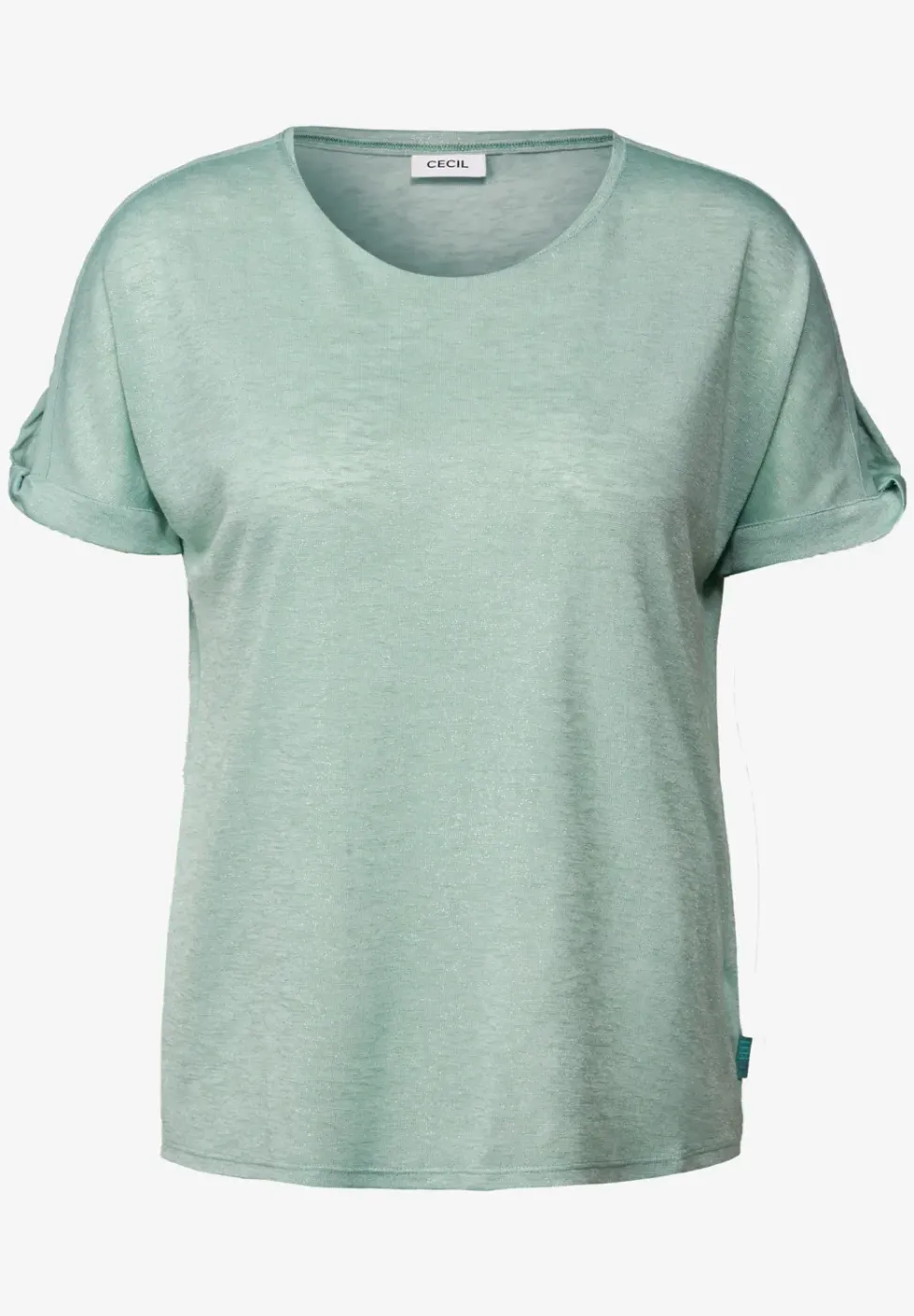 T-shirt à paillettes en lin