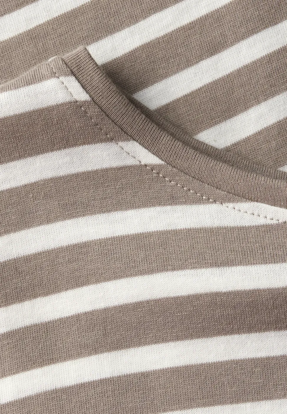 T-shirt à rayures avec wording