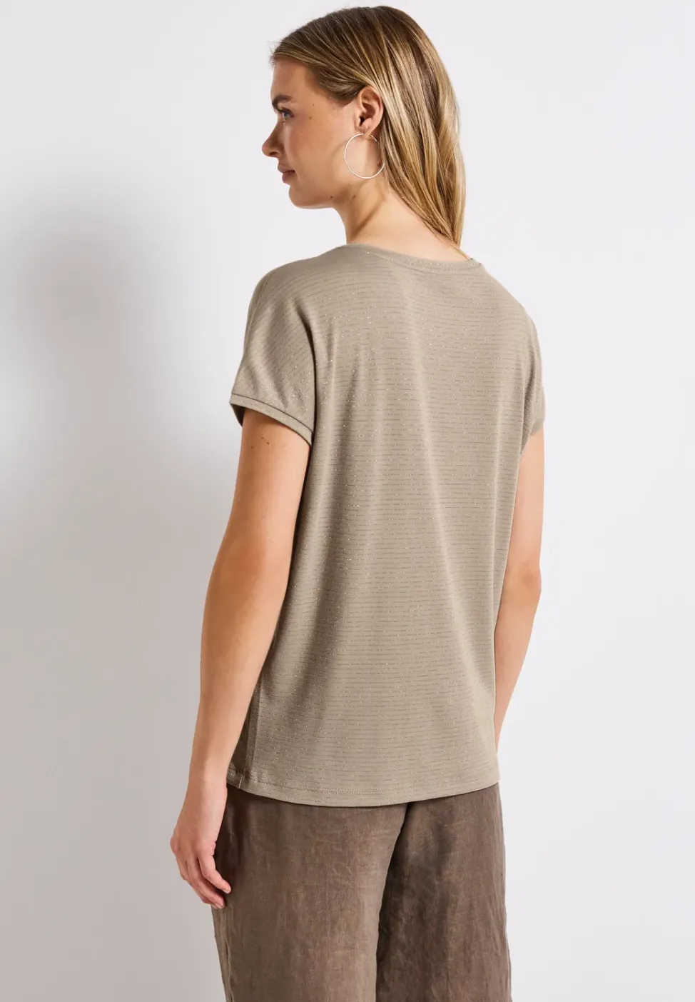 T-shirt à rayures scintillantes