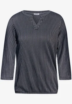 T-shirt à rayures structurées