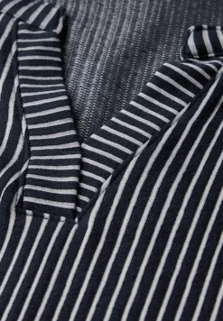T-shirt à rayures structurées