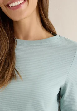 T-shirt à rayures tonales
