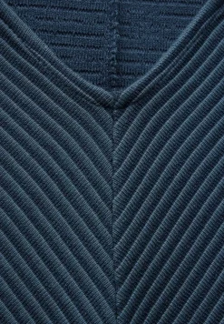 T-shirt à structure diagonale