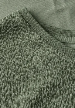 T-shirt à structure mixte