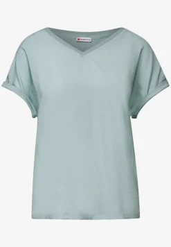 T-shirt à structure mixte