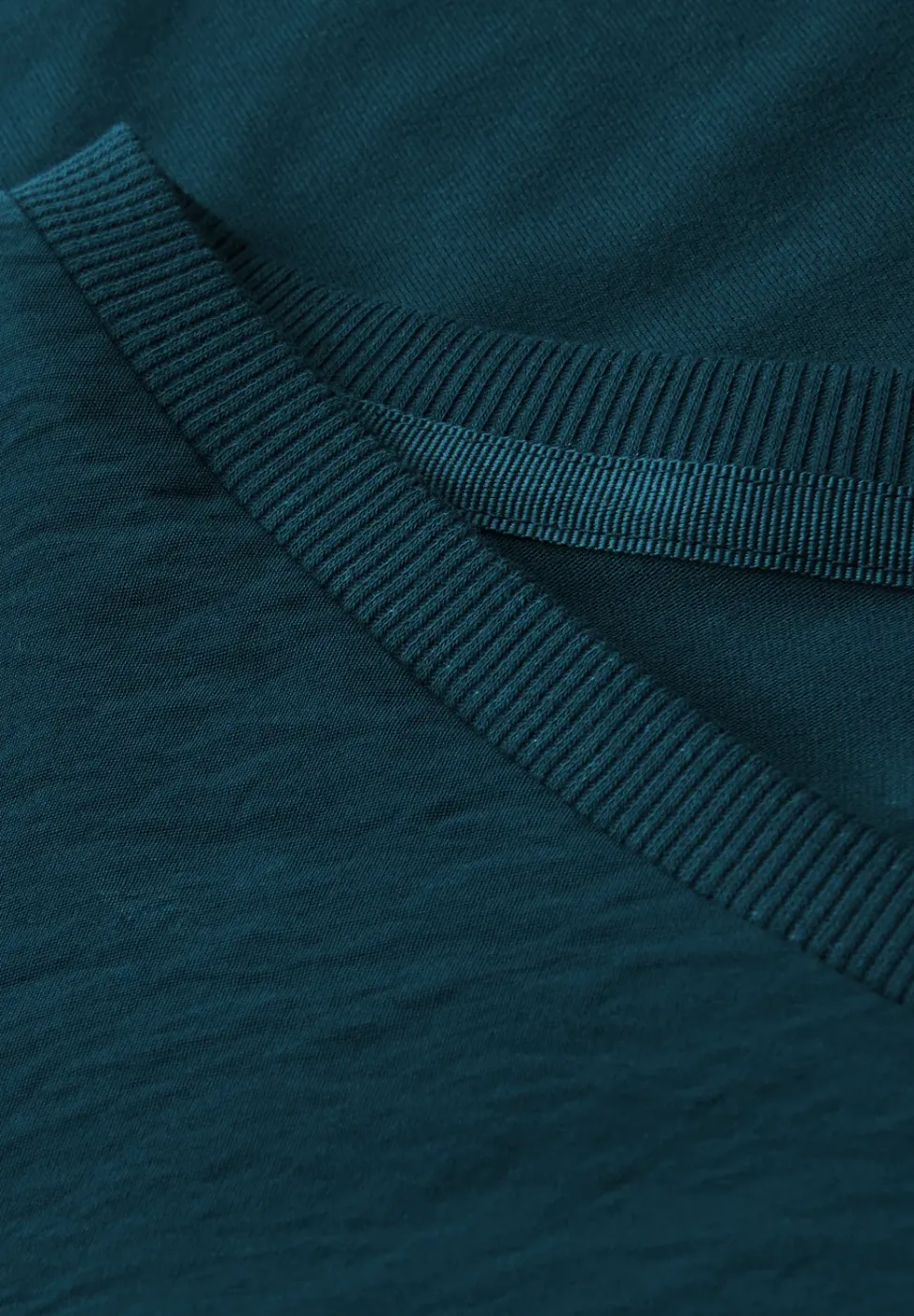 T-shirt à structure mixte