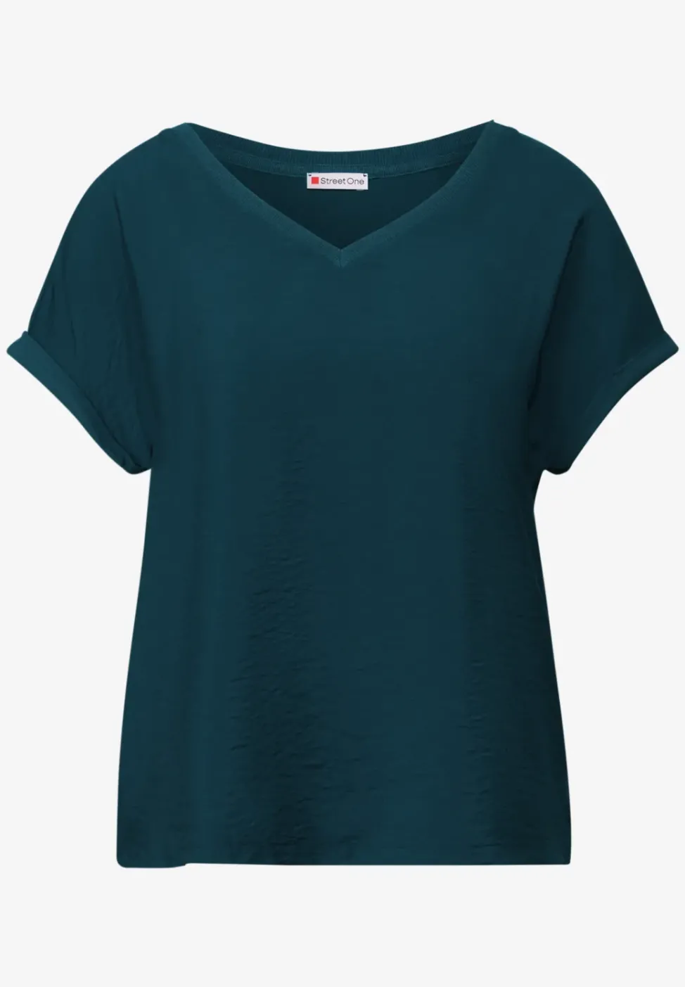 T-shirt à structure mixte
