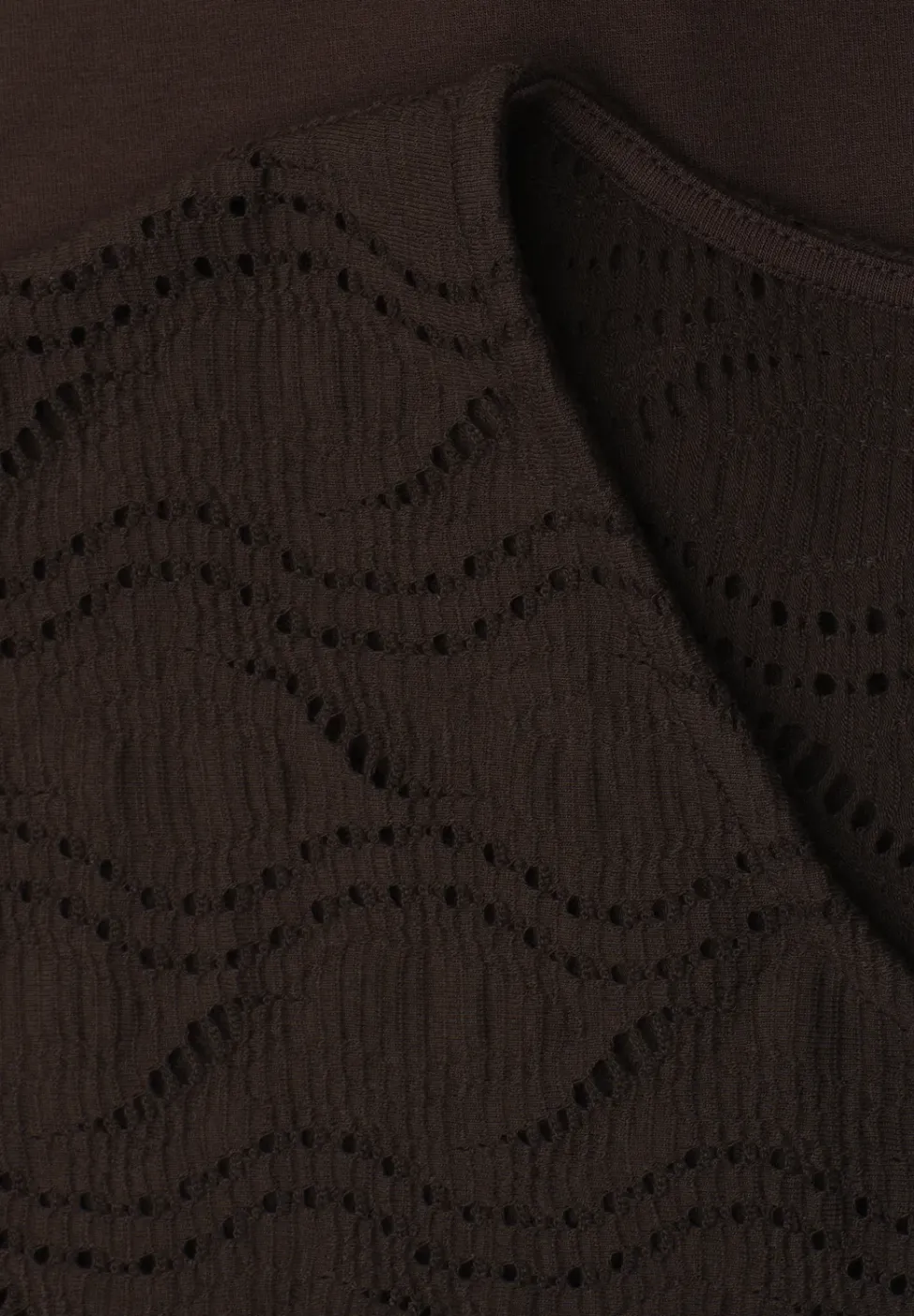 T-shirt à structure mixte