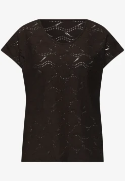 T-shirt à structure mixte