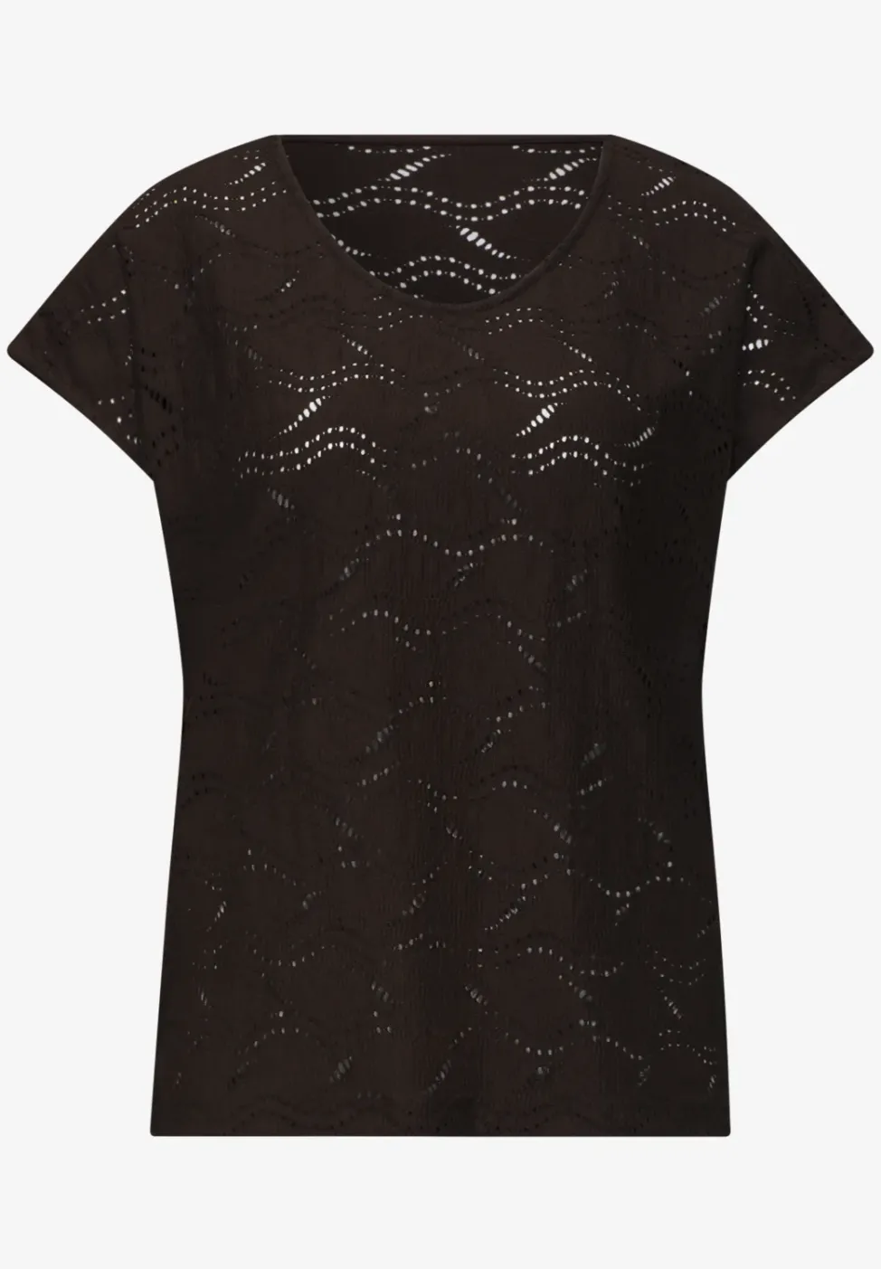 T-shirt à structure mixte