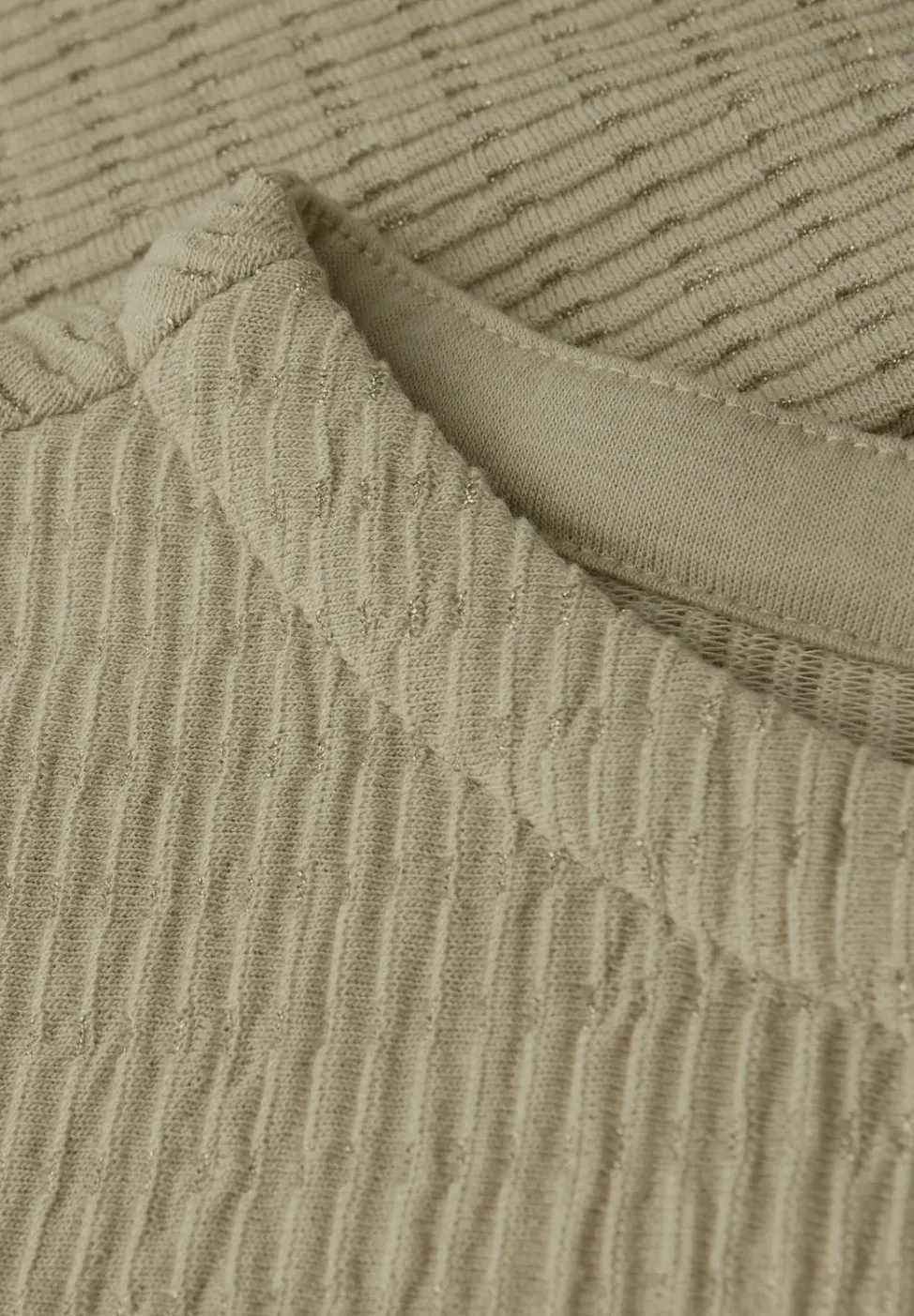 T-shirt à structure scintillante