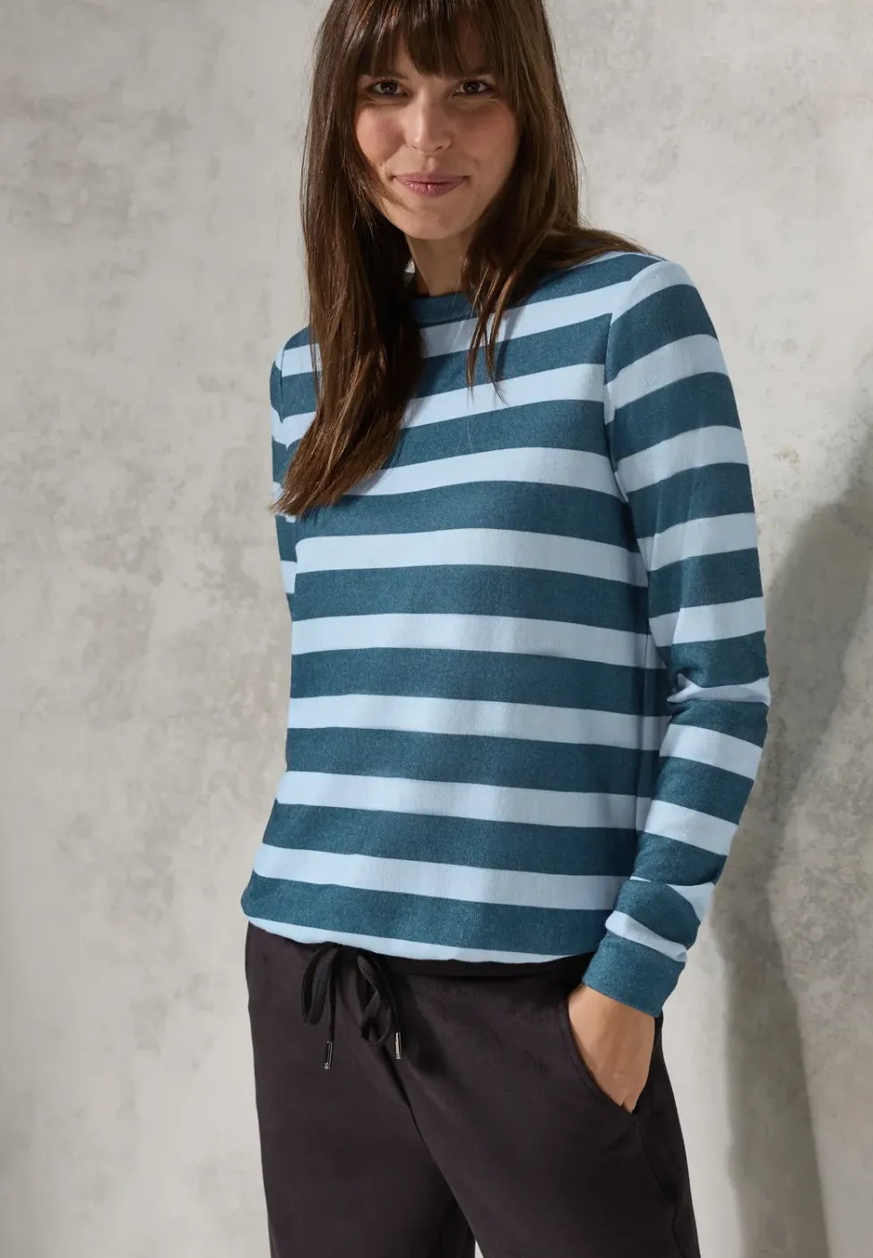 T-shirt au look mélangé