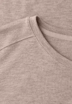 T-shirt au look mélangé