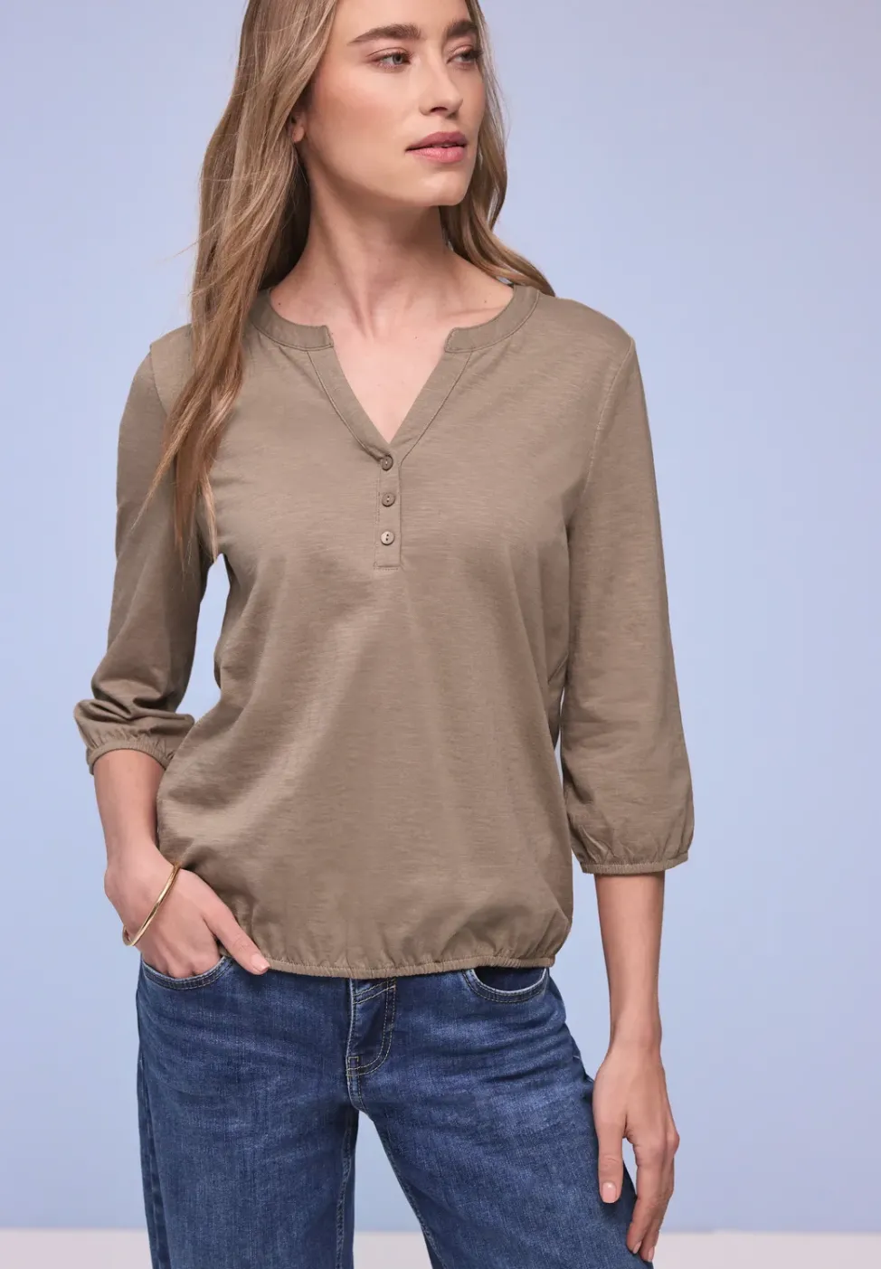 T-shirt au look tunique