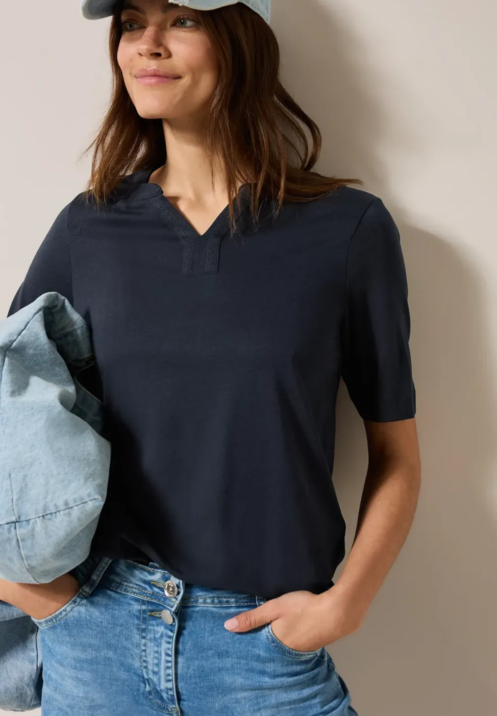 T-shirt au look tunique
