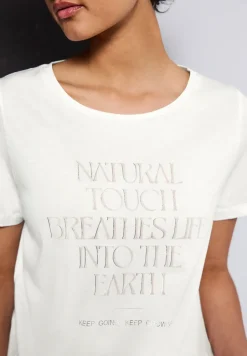 T-shirt avec art wording