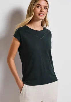 T-shirt avec bande décorative