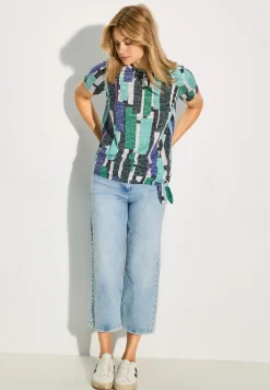 T-shirt avec burn-out