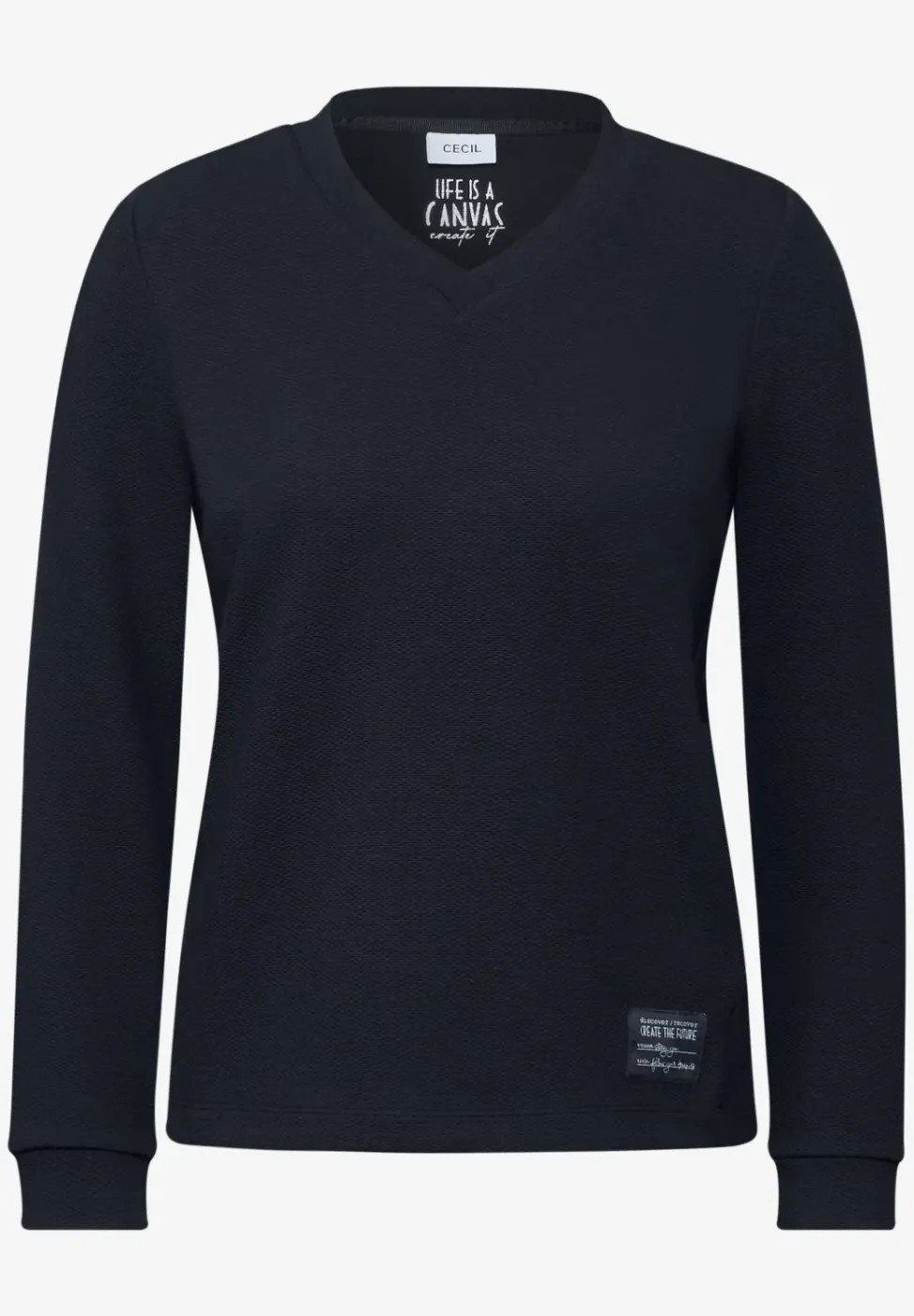 T-shirt avec col en V