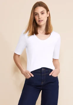 T-shirt avec col en V