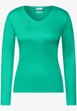 T-shirt avec col en V