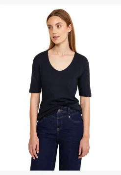T-shirt avec col en V