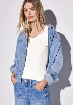 T-shirt avec col en V