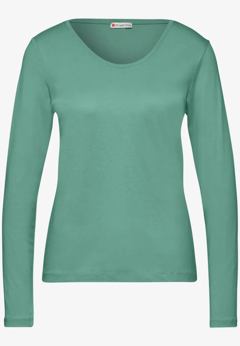 T-shirt avec col en V arrondi