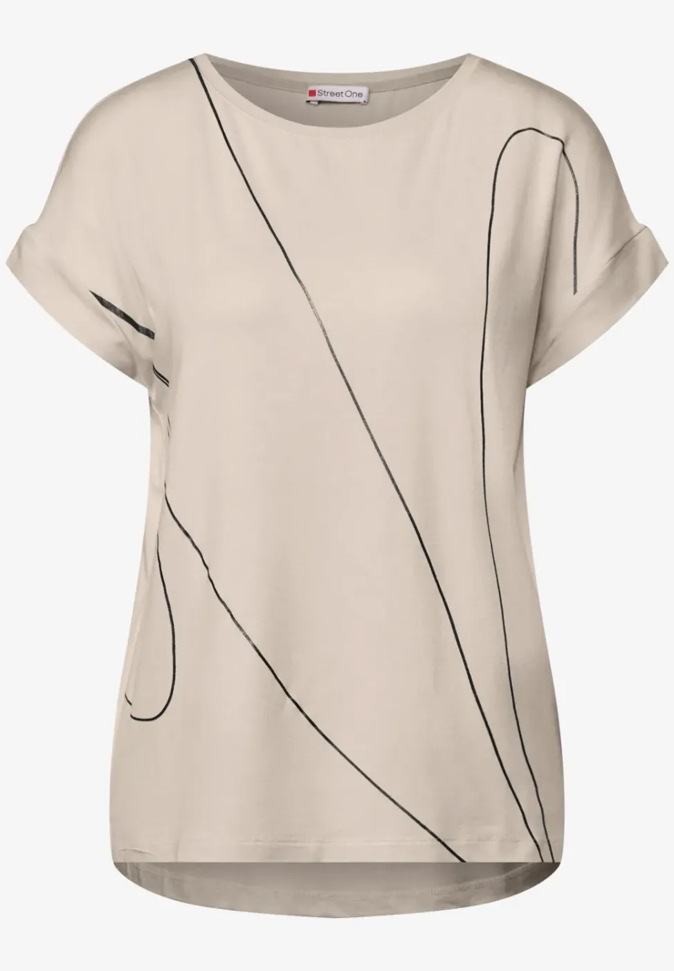 T-shirt avec des lignes fines